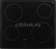 Электрическая варочная поверхность Bosch PKE611BA1R, стеклокерамика, черный