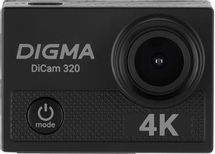 Экшн-камера Digma DiCam 320, черный
