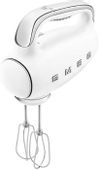 Миксер SMEG HMF01WHEU, белый и серебристый