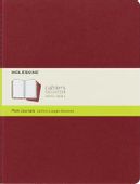 Блокнот Moleskine Cahier Journal, 120стр, без разлиновки, клюквенный