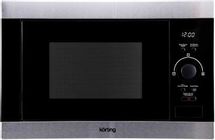Встраиваемая микроволновая печь Korting KMI 825 XN, 25л, 900Вт, нержавеющая сталь