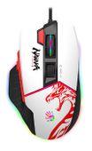 Мышь проводная A4TECH Bloody W95 Max Naraka, USB, белый и рисунок