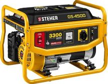 Бензиновый генератор STEHER GS-4500, 220 В, 3.3кВт