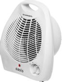 Тепловентилятор OASIS SD-20R (X), с термостатом, белый