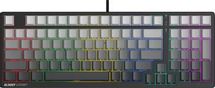 Клавиатура A4TECH Bloody MS98 PLUS, проводная, механическая, магнитная, заводское нанесение кириллицы, черный/серый
