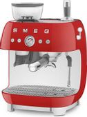 Кофемашина автоматическая SMEG EGF03RDEU, красный/серебристый
