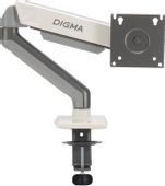 Кронштейн для мониторов ЖК Digma D-MM101, до 32", до 9кг, крепление к столешнице, поворот и наклон, серый