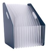 Папка Deli 63952DK-BLUE, 13шт вкладышей, A4, полипропилен, темно-синий