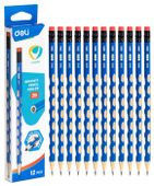 Карандаш Deli U-Touch EC016-2B EC016-2B, трехгранный, 12