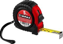 Рулетка строительная MIRAX Rubber, 5м x18мм