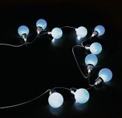 Гирлянда нить GAUSS Solar GS033, уличная, светодиодная, ламп 10шт, 3.8м