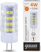 Упаковка ламп LED GAUSS G4,  капсульная, 4Вт, 10 шт.