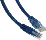 Патч-корд CABLEXPERT PP6U-0.5M/B литой (molded), UTP, кат.6, 0.5м, синий