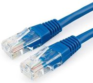 Патч-корд CABLEXPERT PP12-10M/B литой (molded), UTP, кат.5E, 10м, синий