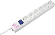 Сетевой фильтр PowerCube SPG6-16-1,9M, 1.9м, белый
