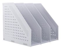 Лоток вертикальный Deli 78995LT-GREY, для бумаг, 250х256х243, пластик, серый