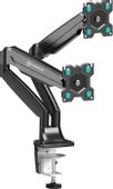 Кронштейн для мониторов ONKRON G200, до 32", до 18кг, настольный, поворот и наклон верт.перемещ., черный