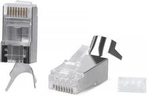 Коннектор CABEUS 8P8C-SH-C6(1.35)-TWP FTP кат.6 RJ45 серебристый