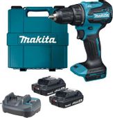 Дрель-шуруповерт Makita DDF490WVE, 2Ач