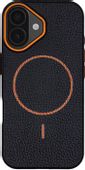 Чехол (клип-кейс) ZIBELINO ECO-Leather, для Apple iPhone 17, черный