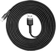 Кабель BASEUS CALKLF-RG1, Lightning (m) - USB (m), 3м, черный / серый