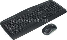 Комплект (клавиатура+мышь) Logitech MK330 (Ru layout), черный