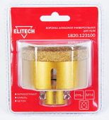Коронка Elitech 1820.123100, универсальная, 75мм
