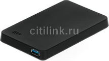 1ТБ Внешний диск HDD  Silicon Power Stream S05, USB 3.0, черный