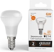 Упаковка ламп LED GAUSS E14, рефлектор, 6Вт, 10 шт.
