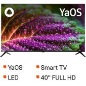 40" Телевизор StarWind SW-LED40SG300 FULL HD, СМАРТ ТВ, YaOS, черный