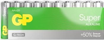 AA Батарейка GP Super Alkaline 15AA21-2CRSWC20,  20 шт.