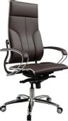Кресло руководителя МЕТТА Move L1-10K - Infinity, экокожа, до 150кг, темно-коричневый