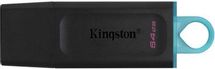 Флешка USB Kingston DataTraveler Exodia 64ГБ, USB3.2, черный и голубой