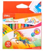 Мелки восковые Deli Colorun EC20800 EC20800, 12 цветов