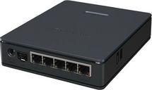 Wi-Fi роутер MIKROTIK hAP ax S, Wi-Fi 6, AX3000, 5 WAN/LAN, черный