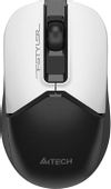 Мышь беспроводная A4TECH Fstyler FG12 Panda, USB, белый и черный