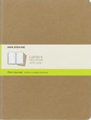 Блокнот Moleskine Cahier Journal, 120стр, без разлиновки, бежевый