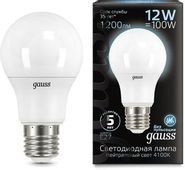 Упаковка ламп LED GAUSS E27, шар, 12Вт, 10 шт.