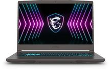 Ноутбук игровой MSI Thin 15 B2RVE-3451XRU, 15.6", IPS, Intel Core 7 240H, 10-ядерный, 16ГБ DDR4, 512ГБ SSD,  NVIDIA GeForce  RTX 4050 для ноутбуков - 6 ГБ,  серый