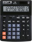 Калькулятор STAFF STF-444, черный