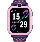 Смарт-часы XENIUM W600, 1.83", с SIM, фиолетовый/розовый