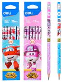 Карандаш Deli Super Wings EU53500 EU53500, шестигранный, 12