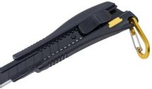 Нож HANSKONNER HK1076-08-04, 18мм, 1шт, черный