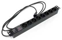 Блок распределения питания Hyperline SHE19-8SH-S-2.5IEC