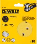Круг шлифовальный 10 шт. DeWALT DT3105-QZ, 125мм, по дереву