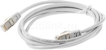 Патч-корд CABLEXPERT PP22-2m литой (molded), FTP, кат.5E, 2м, серый
