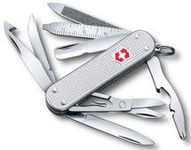 Складной нож Victorinox MiniChamp Alox, функций: 14, 58мм, серебристый