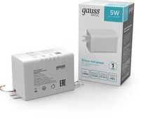 Блок питания GAUSS Basic для светодиодных лент