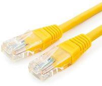Патч-корд CABLEXPERT PP12-15M/Y литой (molded), UTP, кат.5E, 15м, желтый