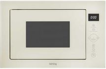 Встраиваемая микроволновая печь Korting KMI 825 TGB, 25л, 900Вт, бежевый